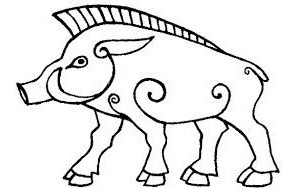 drinking-horn-type-20-engraved-celtic-boar-296